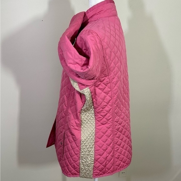 Sigurd Olsen sport sz sm quilted lightweight jacket in deep pink, lt pink - Picture 9 of 13